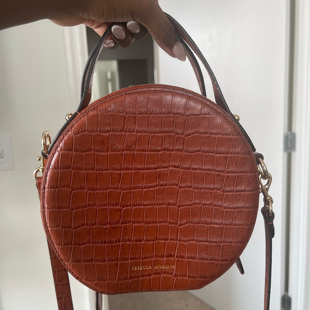 NEW W/TAGS! Rebecca Minkoff brown leather purse. Never been worn with dust bag!